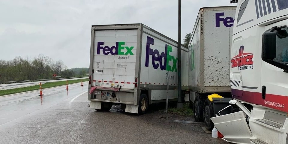 tractor-trailer accident in Maryland