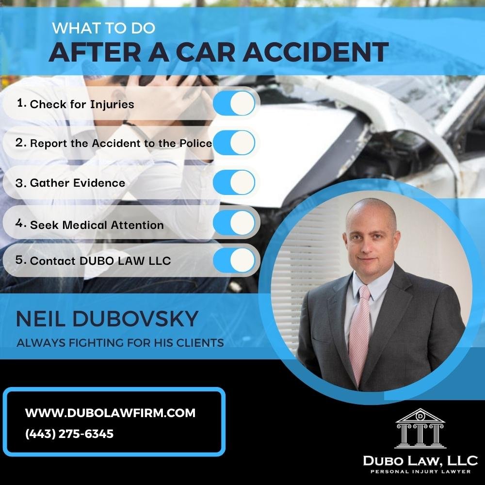 what to do after a car accident - DUBO LAW LLC